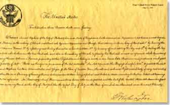 The first patent in US history